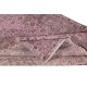 Modern Wool Area Rug. Handmade in Turkey. Pink Color Living Room Rug