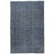 Decorative Blue Color Handmade Turkish Wool Area Rug with Flower Design