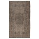 Modern Turkish Floor Rug in Brown Color. Hand Knotted Area Rug for Kitchen and Living Room