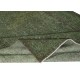 Hand-Knotted Turkish Wool Area Rug in Dark Green. Modern Handmade Floor Covering