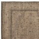Handmade Bohemian Style Area Rug. Modern Brown Color Rug