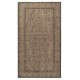 Handmade Bohemian Style Area Rug. Modern Brown Color Rug