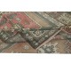 One of a kind Vintage Handmade Turkish Area Rug. 100% Wool