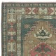 One of a kind Vintage Handmade Turkish Area Rug. 100% Wool