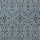 Contemporary Handmade Blue Color Turkish Wool Area Rug with Floral Design