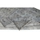 Decorative Handmade Turkish Wool Area Rug in Blue. Modern Floor Covering