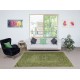 Contemporary Handmade Turkish Wool Area Rug in Green