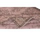 Modern Pink Color Area Rug. Handmade Turkish Floor Rug. Bohemian Home Decor