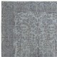 Contemporary Handmade Turkish Wool Area Rug in Light Blue