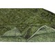 Modern Handmade Turkish Area Rug Over-Dyed in Green Color
