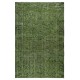 Modern Handmade Turkish Area Rug Over-Dyed in Green Color