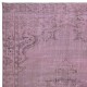 Pink Handmade Turkish Area Rug for Living Room, Entrance, Bedroom, Dining Room & Kids Room