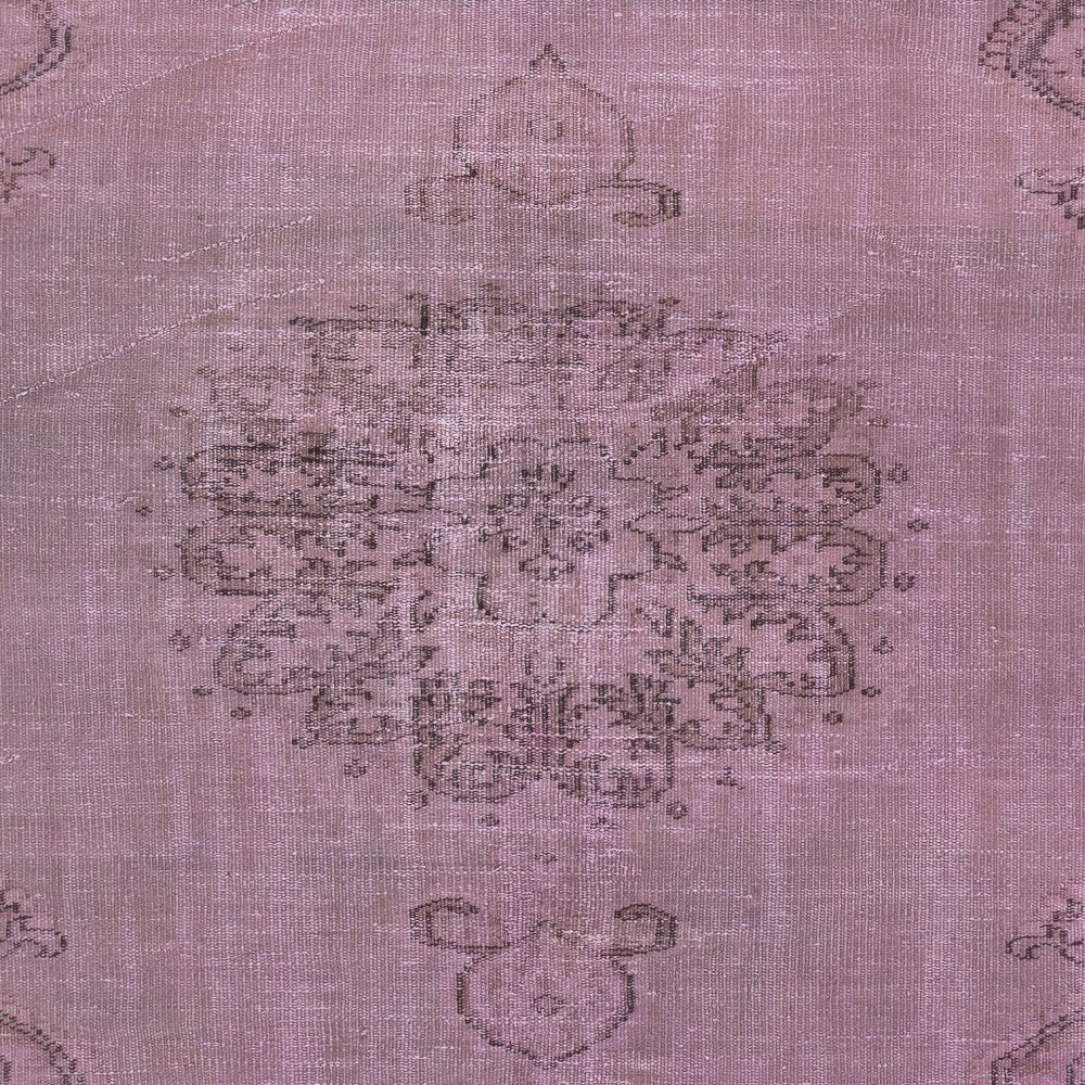 Pink Handmade Turkish Area Rug for Living Room, Entrance, Bedroom, Dining Room & Kids Room