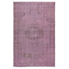 Pink Handmade Turkish Area Rug for Living Room, Entrance, Bedroom, Dining Room & Kids Room