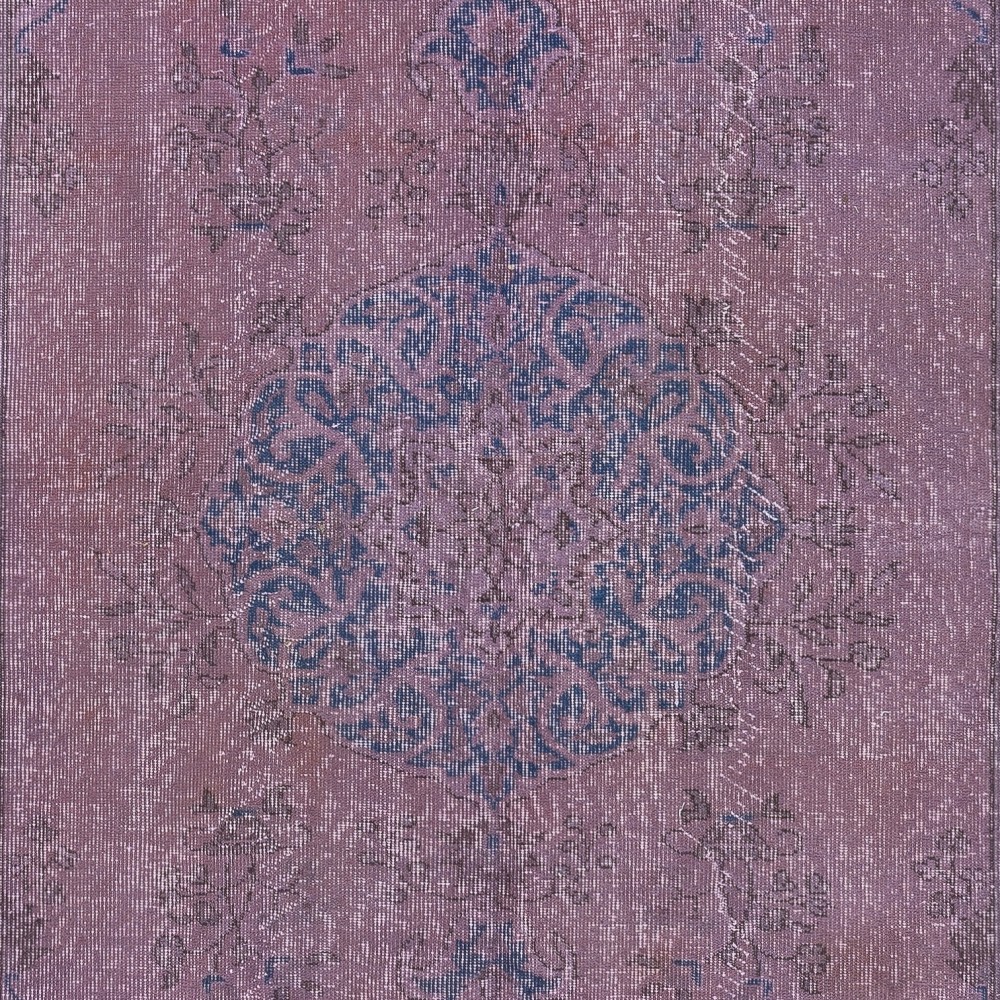Purple Color Handmade Turkish Area Rug for Living Room, Entrance, Bedroom, Dining Room & Kids Room