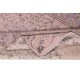 Contemporary Handmade Low Pile Turkish Wool Area Rug in Pink Color