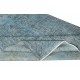 Light Blue Color Handmade Anti-Bacterial Turkish Wool Area Rug for Modern Home and Office Decor