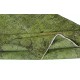 Green Color Wool Area Rug for Modern Interiors, Handmade in Turkey