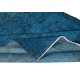 Modern Handmade Turkish Area Rug. Blue Color Living Room Carpet