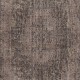 Hand-Made Floor Rug from Turkey. Brown Color Re-Dyed Area Rug