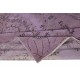Contemporary Hand Knotted Purple Area Rug From Turkey, Wool pile on cotton foundation