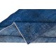 Shabby Chic Style Blue Color Area Rug for Modern Interiors, Hand-woven and Hand-knotted in Turkey