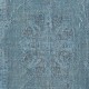 Light Blue Color Handmade Turkish Wool Area Rug for Contemporary Interiors