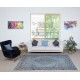 Vintage Turkish Area Rug dyed in Blue 4 Modern Interiors
