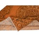 Vivid Orange Turkish Rug, Handmade Bohem Carpet, Vibrant Colored Floor Covering