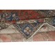 Vintage Handmade Turkish Wool Area Rug with Medallion Design