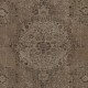 Contemporary Handmade Low Pile Turkish Wool Area Rug in Brown Color