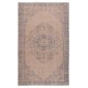 Soft Pink Color Anti-bacterial Wool Area Rug. Hand Knotted Turkish Rug