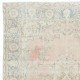 One of a kind Vintage Area Rug, Sun Faded Handmade Turkish Carpet