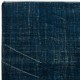 Solid Navy Blue Color Over-Dyed Rug. Handmade Turkish Rug. Modern Home Decor