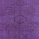 Purple Area Rug for Modern Interiors, Hand-Knotted in Turkey