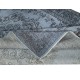 Contemporary Area Rug in Blue, Hand-woven and Hand-knotted in Turkey