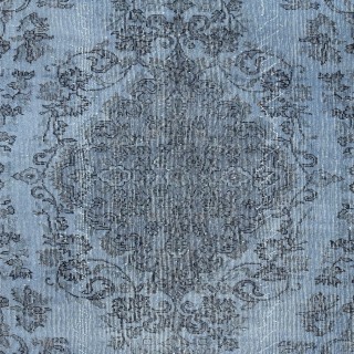 Contemporary Area Rug in Blue, Hand-woven and Hand-knotted in Turkey Contemporary Area Rug in Blue, Hand-woven and Hand-knotted in Turkey