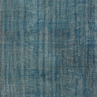 Contemporary Distressed Area Rug in Blue, Hand-woven and Hand-knotted in Turkey Contemporary Distressed Area Rug in Blue, Hand-woven and Hand-knotted in Turkey