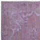Purple Area Rug for Modern Interiors, Hand-Knotted in Turkey