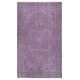 Purple Area Rug for Modern Interiors, Hand-Knotted in Turkey