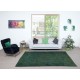 Modern Handmade Turkish Wool Area Rug in Dark Green
