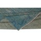 Contemporary Area Rug in Light Blue, Hand-woven and Hand-knotted in Turkey