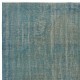 Contemporary Area Rug in Light Blue, Hand-woven and Hand-knotted in Turkey