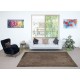 Handmade Area Rug for Kids Room. Brown Living Room Rug. Modern Bedroom Rug