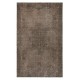 Handmade Area Rug for Kids Room. Brown Living Room Rug. Modern Bedroom Rug