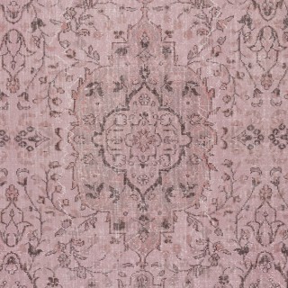 Pink Area Rug for Modern Interiors, Hand-Knotted in Turkey