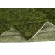 Modern Handmade Turkish Wool Area Rug with Floral Design and Green Background