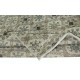 Modern Handmade Turkish Wool Area Rug with Floral Design and Green Background