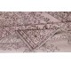 Turkish Floor Rug in Pink Color. Modern Hand Knotted Area Rug for Kitchen and Living Room