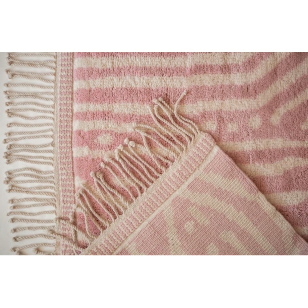 Contemporary Handmade Moroccan Tulu Rug, 100% Wool, Made-to-order, Customizable